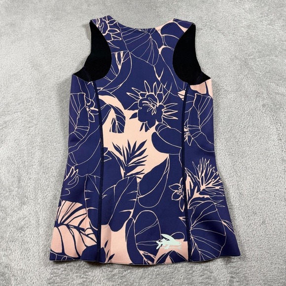 Patagonia R1 Lite Yulex Wetsuit Vest Womens 6 Purple Floral Sleeveless SAMPLE - Picture 6 of 9